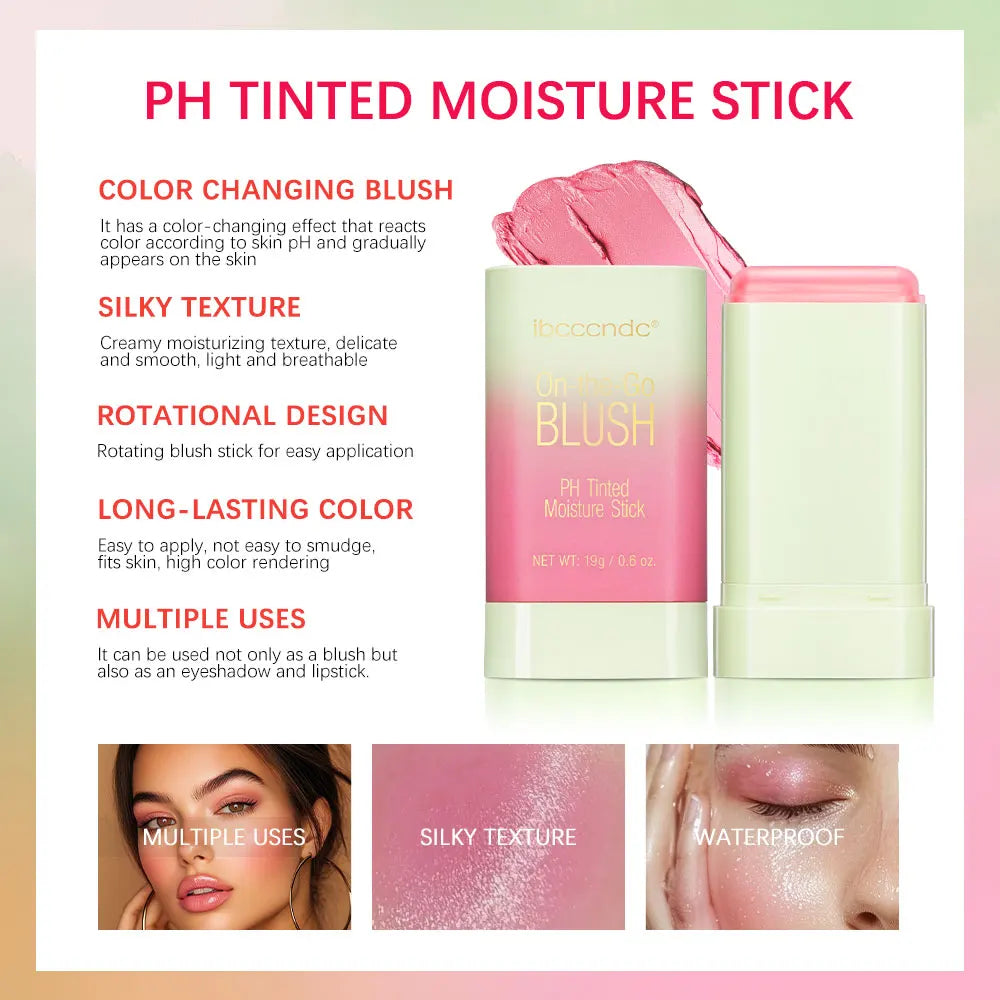 Cream Blush Stick Tinted Moisturizing Face Makeup