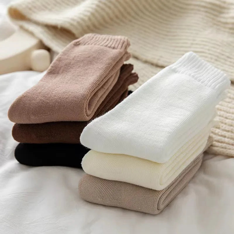 Thick Polyester Elastane Thermal Socks for Winter Warmth - 3