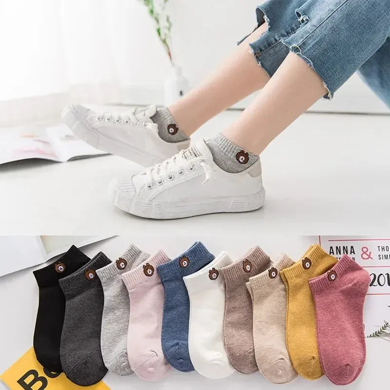 Polyester Elastane Low Tube Socks Set