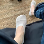 Cotton Elastane Blend Low Cut Invisible Socks