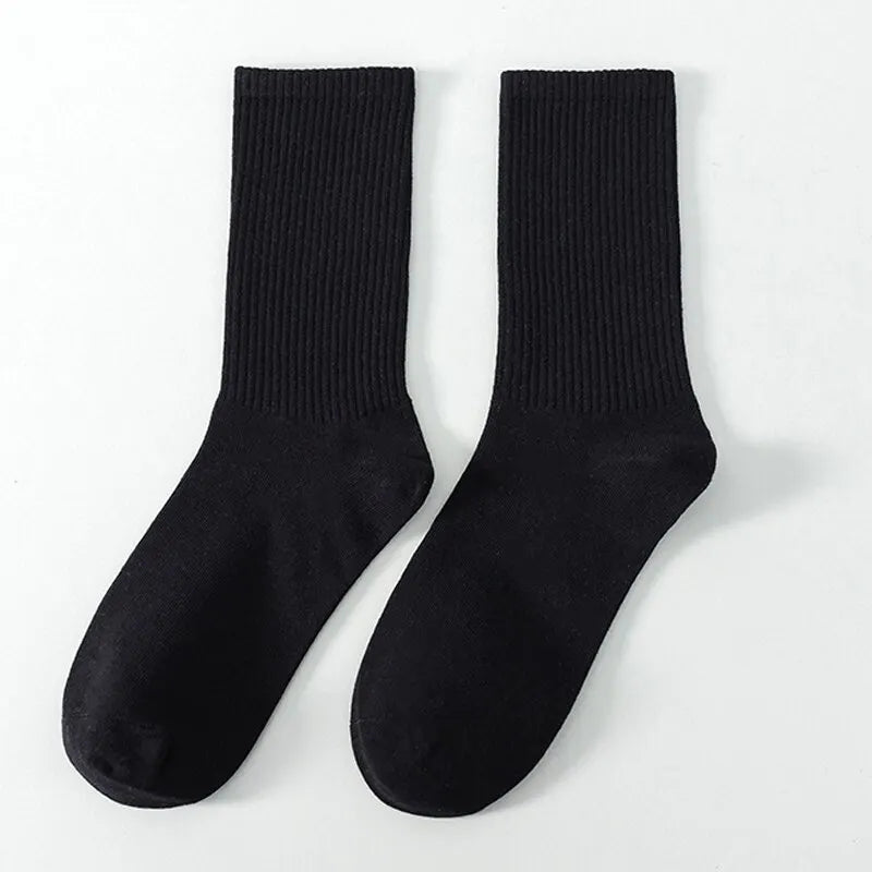 Polyester Elastane Crew Socks For Men