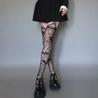 Nylon Spiderweb Pattern Pantyhose Stockings