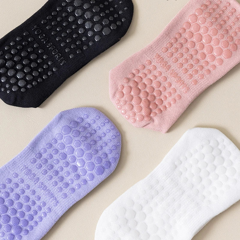 Cotton Anti Slip Yoga Sports Socks - 6