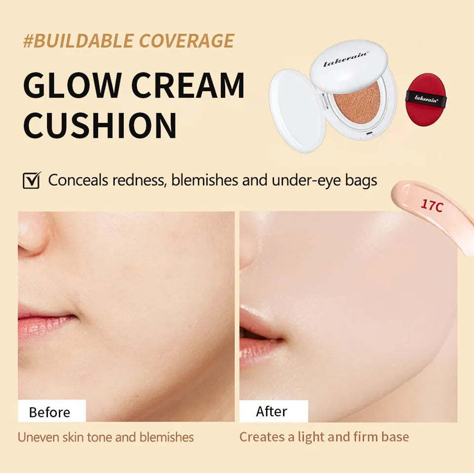 Liquid Foundation Air Cushion Compact for Hydrating Glow Finish - 11