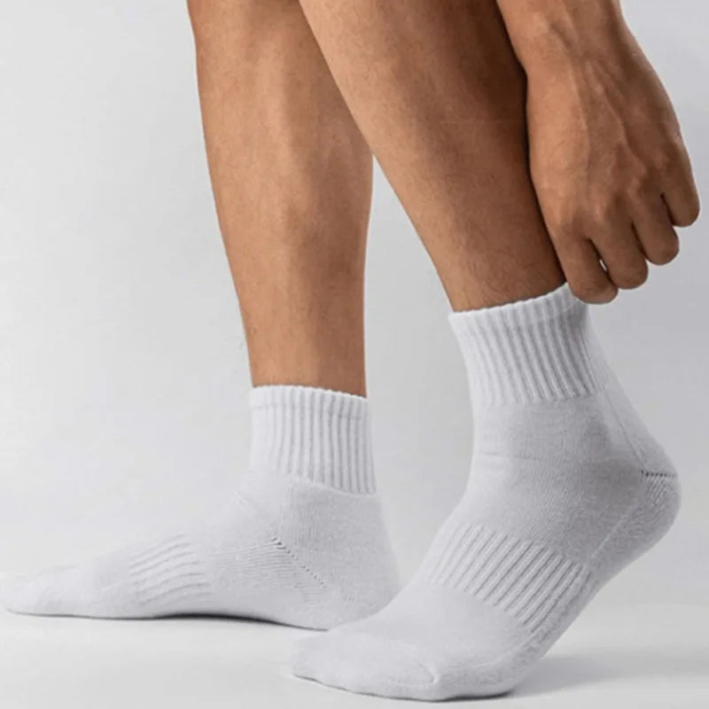 Polyester Blend Mid Calf Crew Socks Multipack