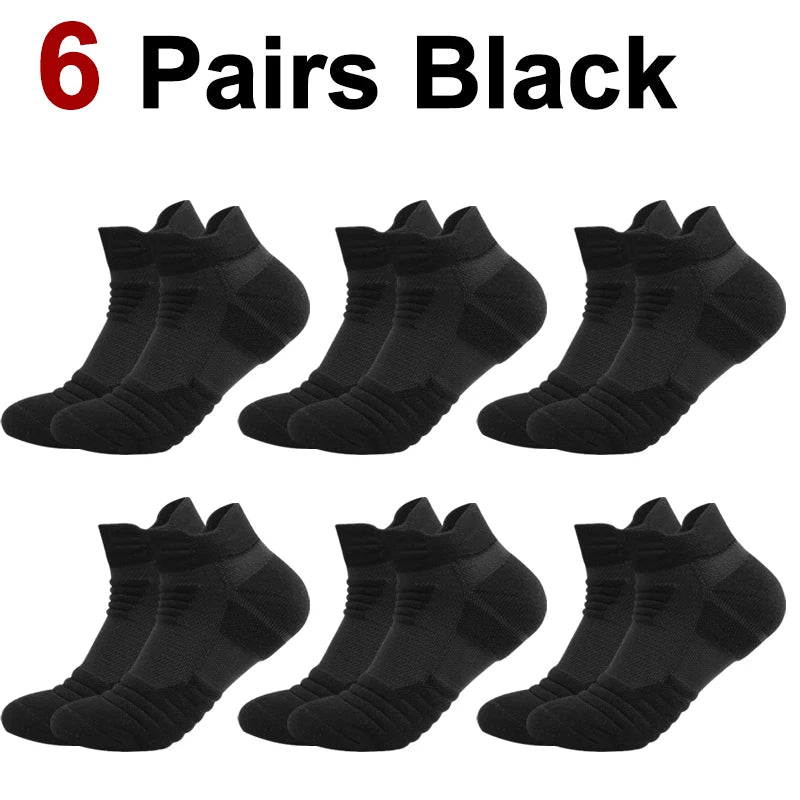 Polyester Elastane Athletic Ankle Socks - 24