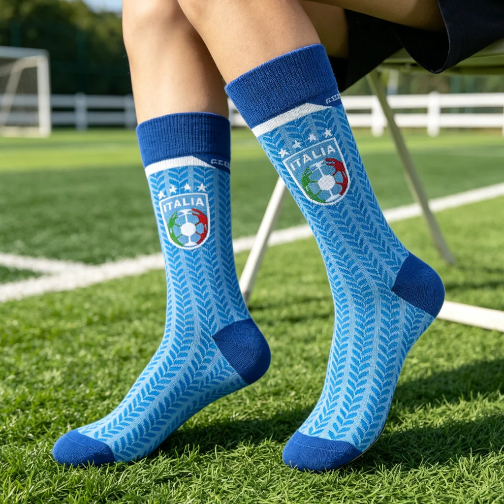 Cotton Polyester Knee High Athletic Socks
