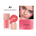 Waterproof Velvet Matte Liquid Blush with Mushroom Applicator