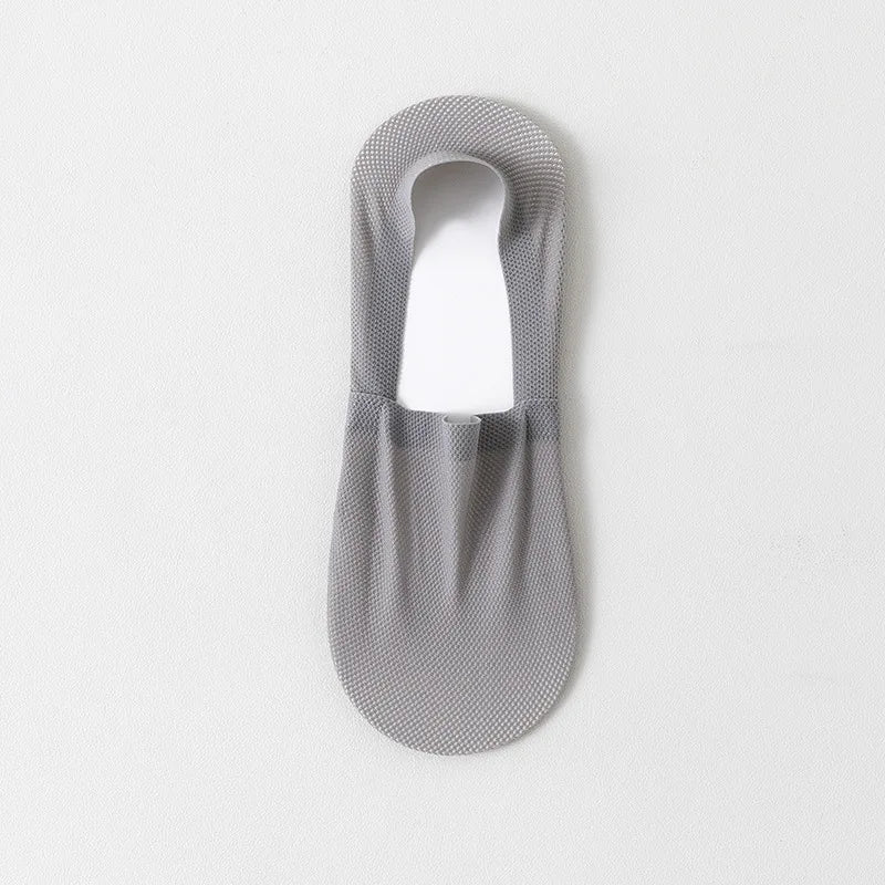 Men Cotton Blend Low Cut Invisible Socks - 22