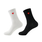 Polyester Elastane Crew Socks Graphic Casual Footwear