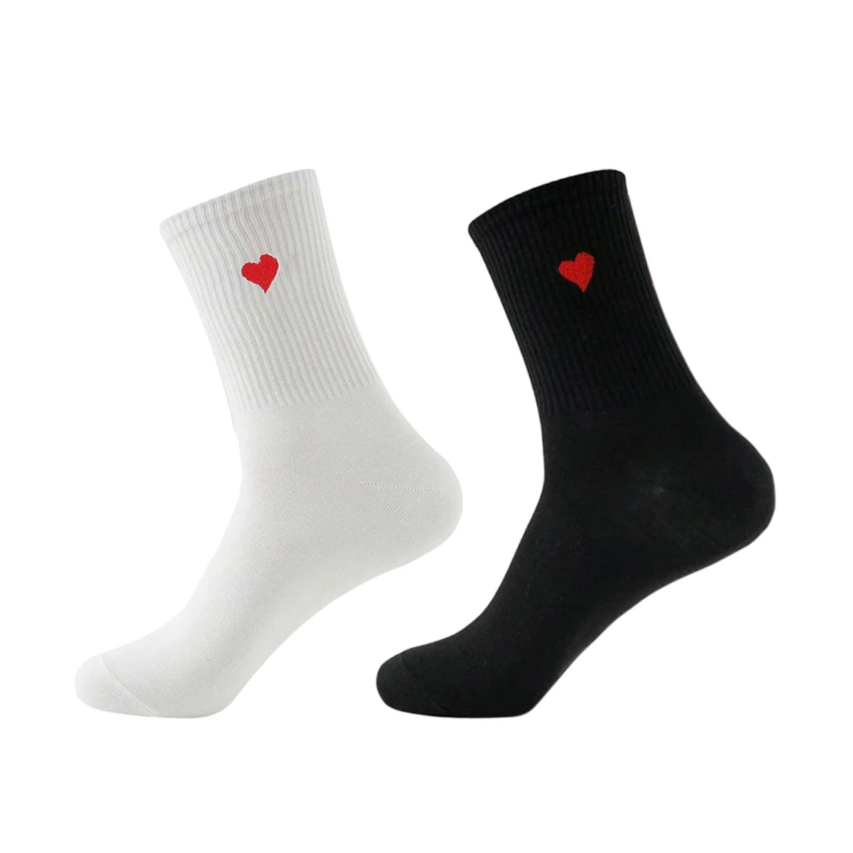 Polyester Elastane Crew Socks Graphic Casual Footwear