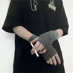 Acrylic Fingerless Wrist Gloves