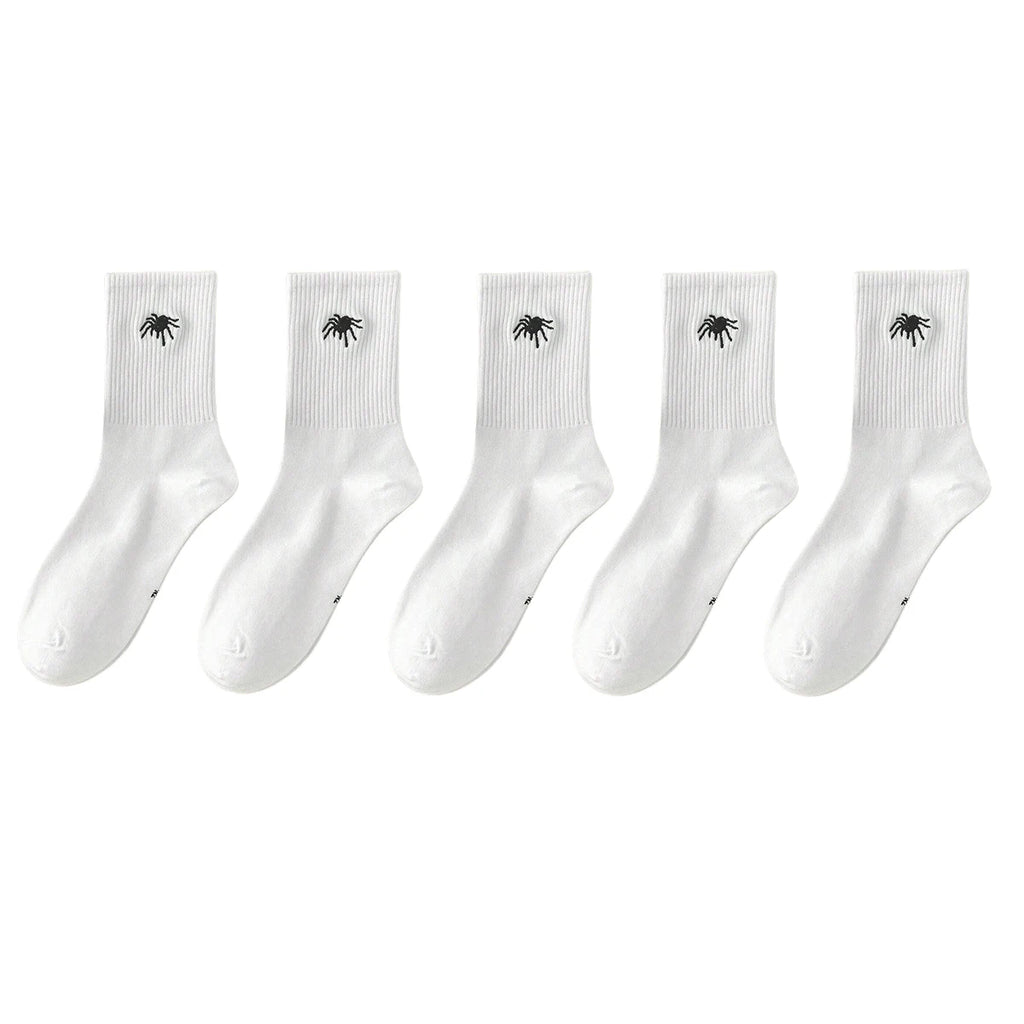 Polyester Elastane Knit Crew Socks