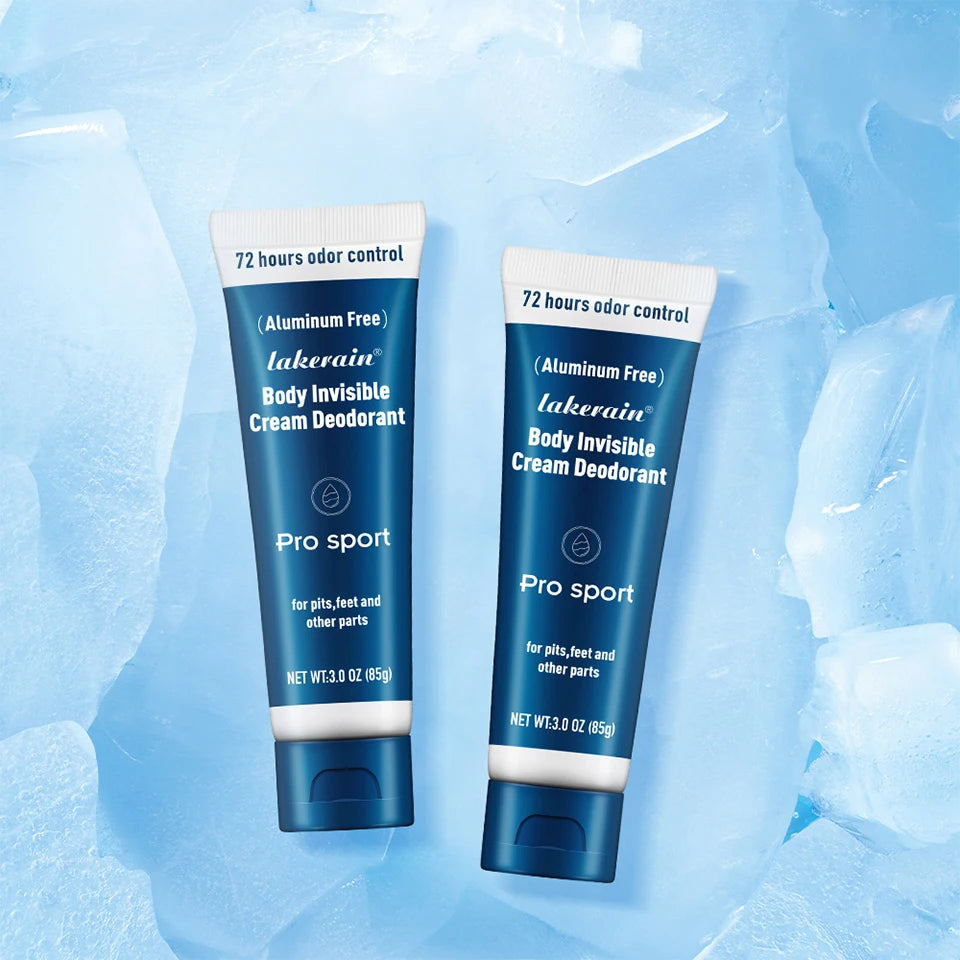 Invisible Body Deodorant Cream 72 Hour Odor Protection