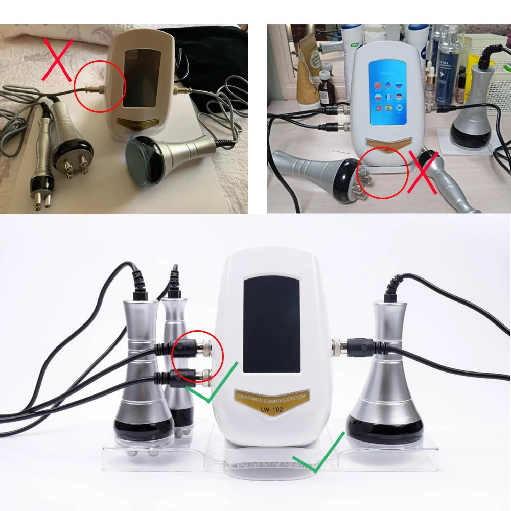 40K Ultrasonic Cavitation and Radio Frequency Body Slimming Machine