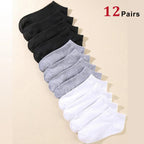 Mens Polyester Elastane Breathable No Show Ankle Socks