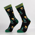 Cotton Blend Novelty Crew Socks