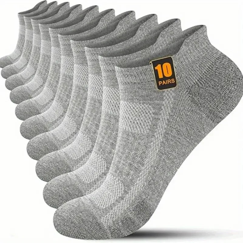Polyester Elastane Low Cut Athletic Socks - 9