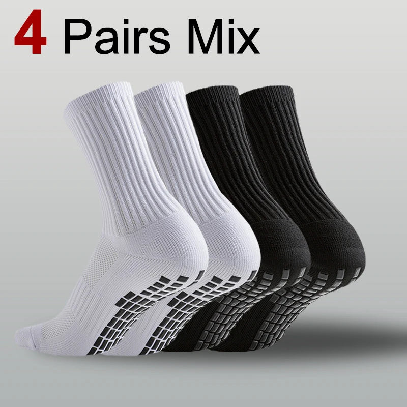 Polyester Elastane Anti Slip Sports Socks
