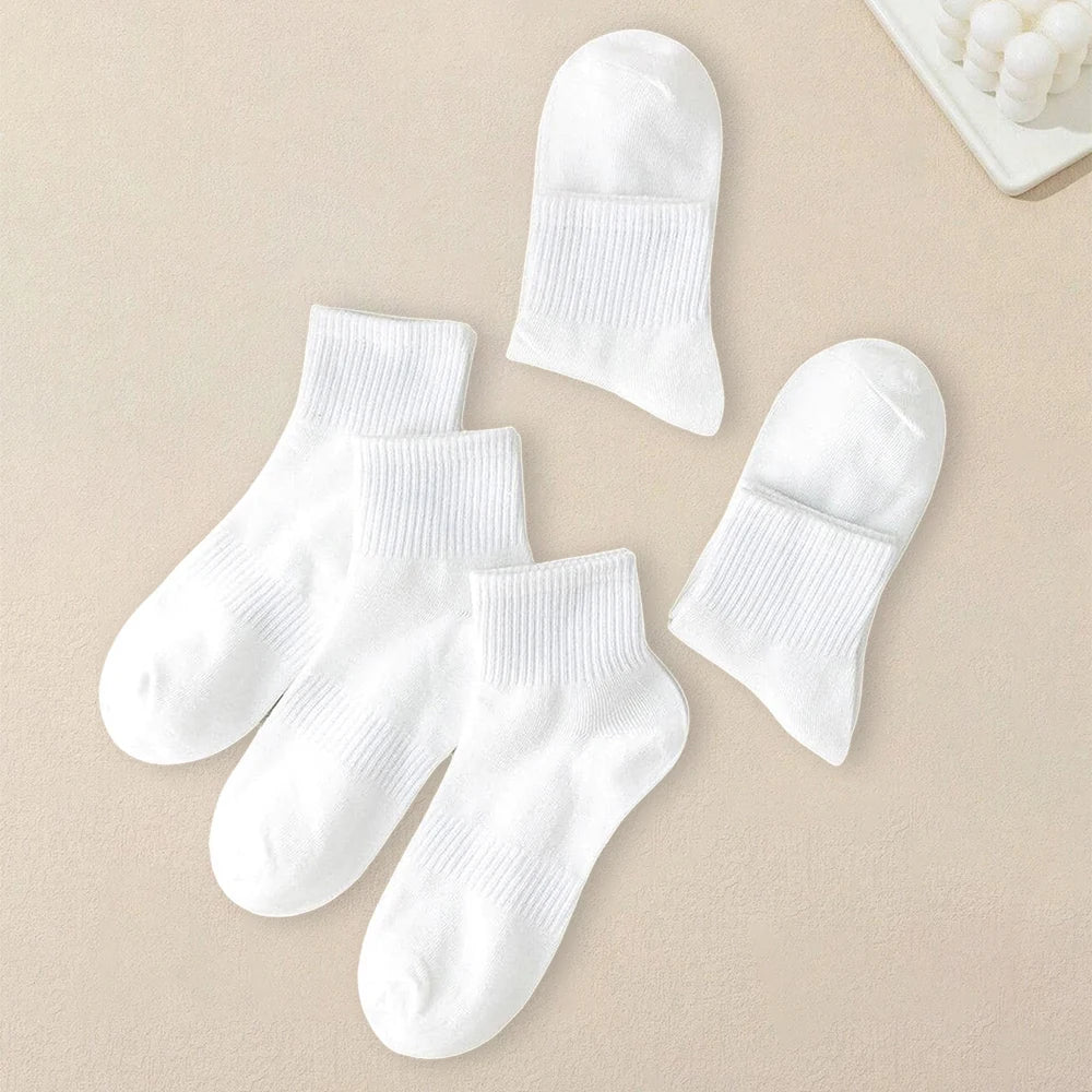 Polyester Blend Casual Low Tube Socks Set - 2
