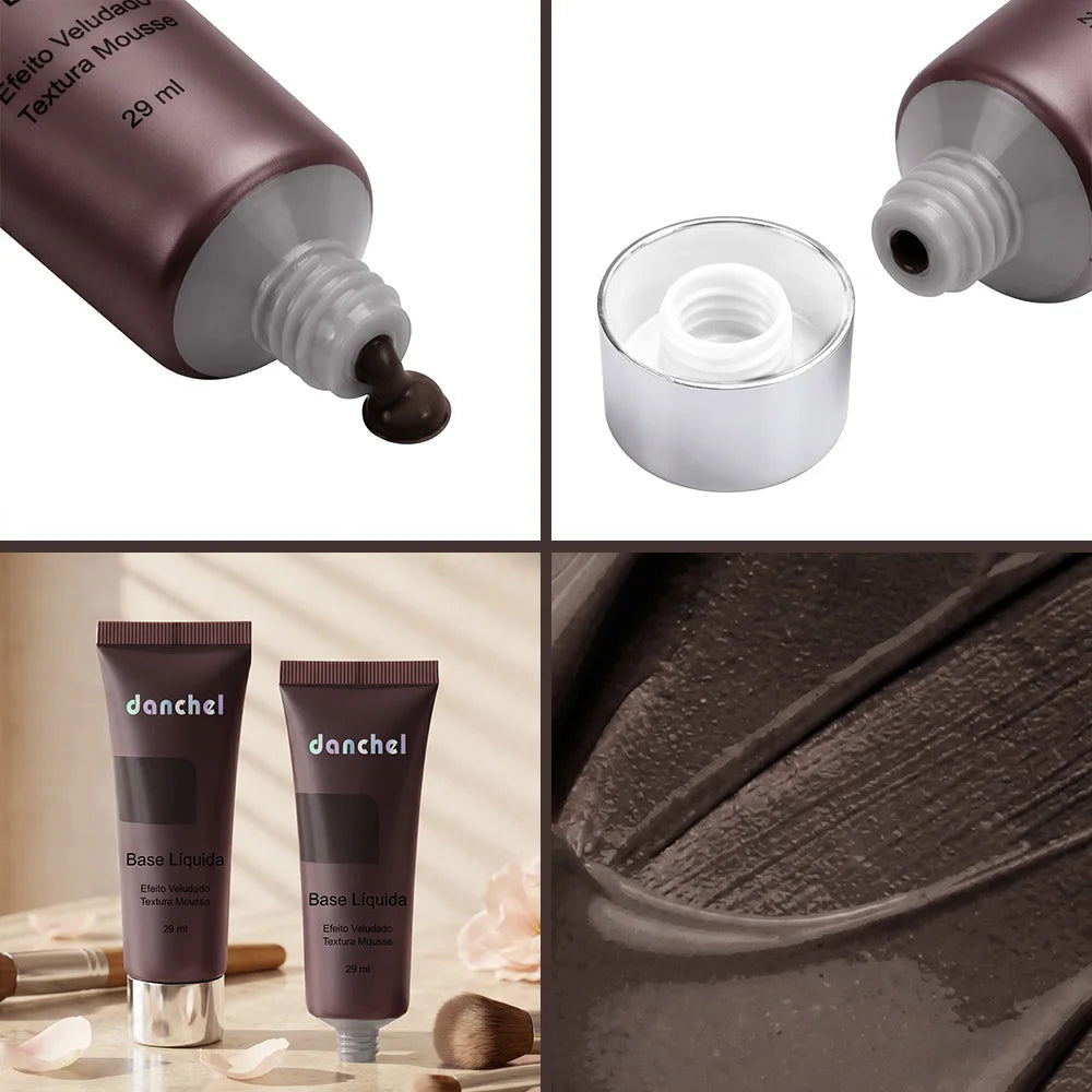 Liquid Foundation Velvet Matte Face Makeup
