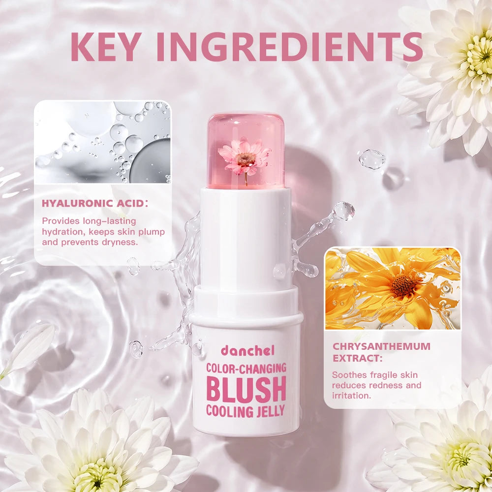 Color Changing Jelly Blush Stick For Lips And Cheeks