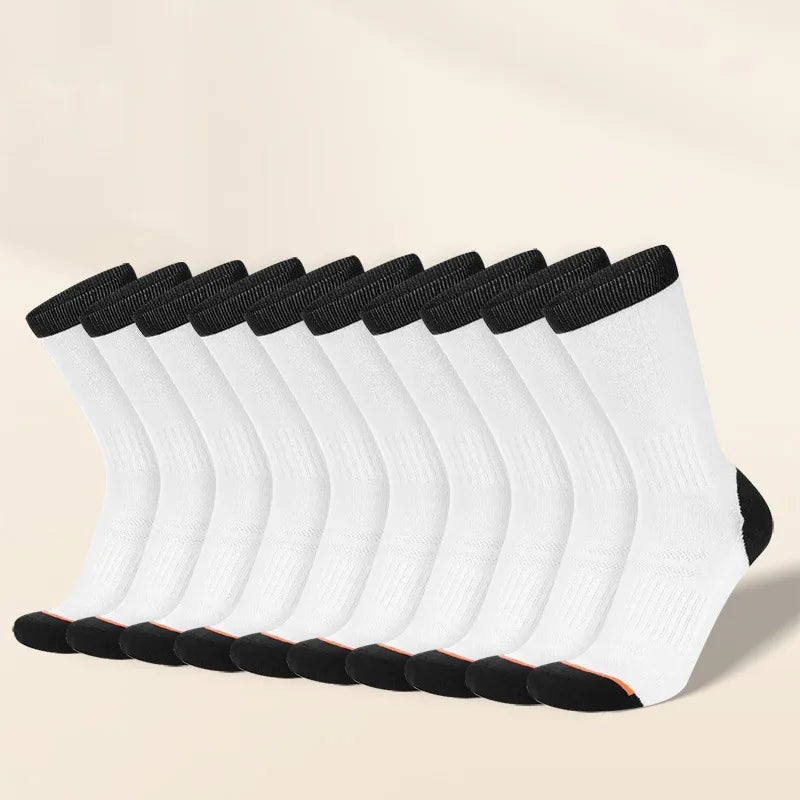 Polyester Elastane Crew Socks For Men - 4