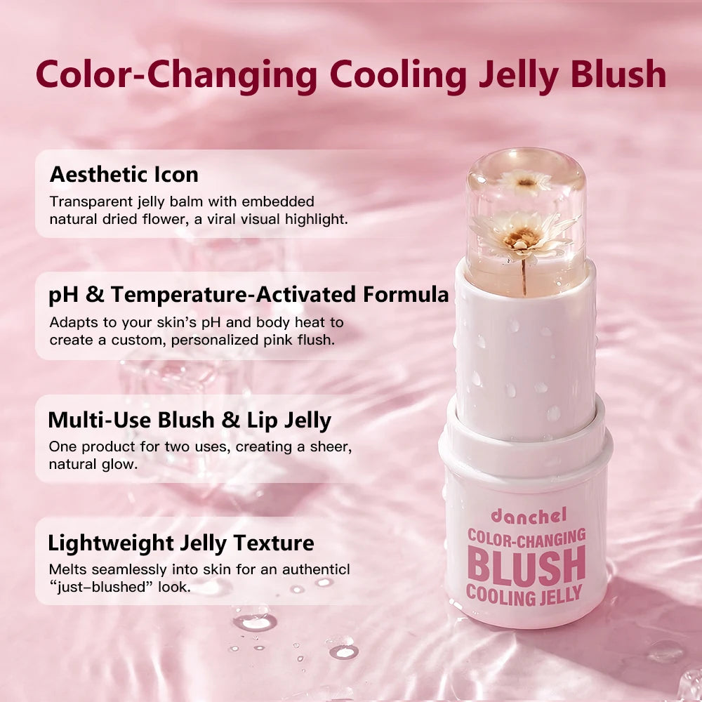 Color Changing Jelly Blush Stick For Lips And Cheeks