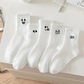Polyester Blend Mid Tube Socks Women Casual Daily Wear