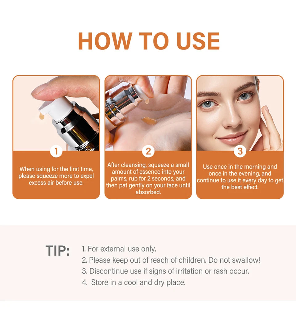 Vitamin C Face Serum Moisturizing Brightening Skin Care Essence