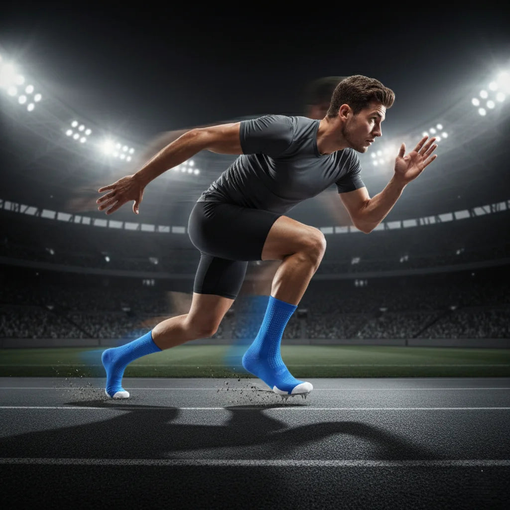 Polyester Elastane Knee High Athletic Sports Socks - 2