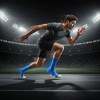 Polyester Elastane Knee High Athletic Sports Socks
