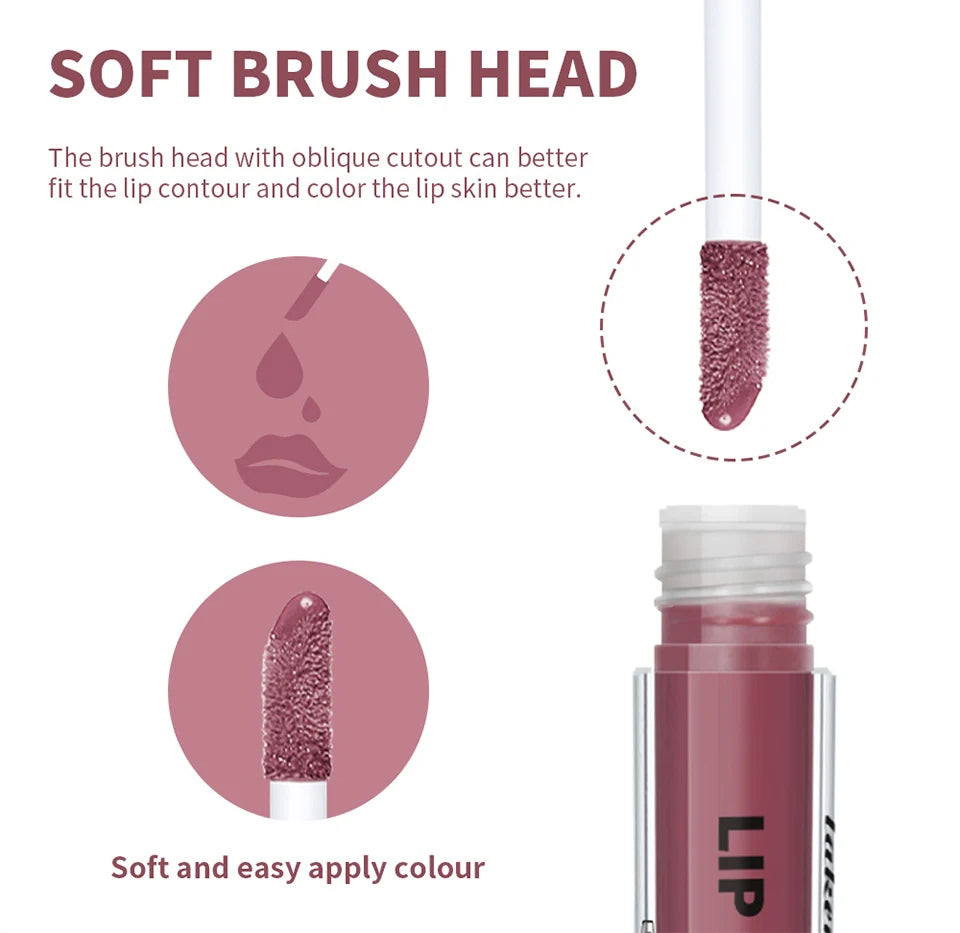 Moisturizing Liquid Lip Gloss Butter With High Shine Finish - 13