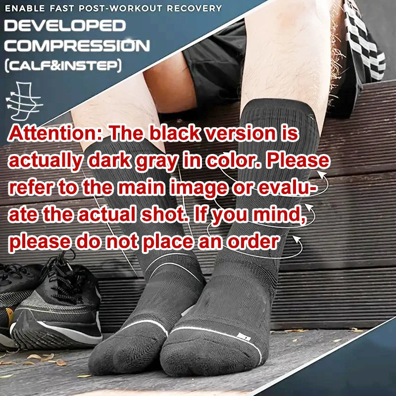 Nylon Spandex Crew Sports Socks for Men