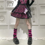 Acrylic Knitted Leg Warmers 40cm