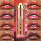 Tinted Lip Oil Stick Moisturizing Glossy Plumping Lipstick