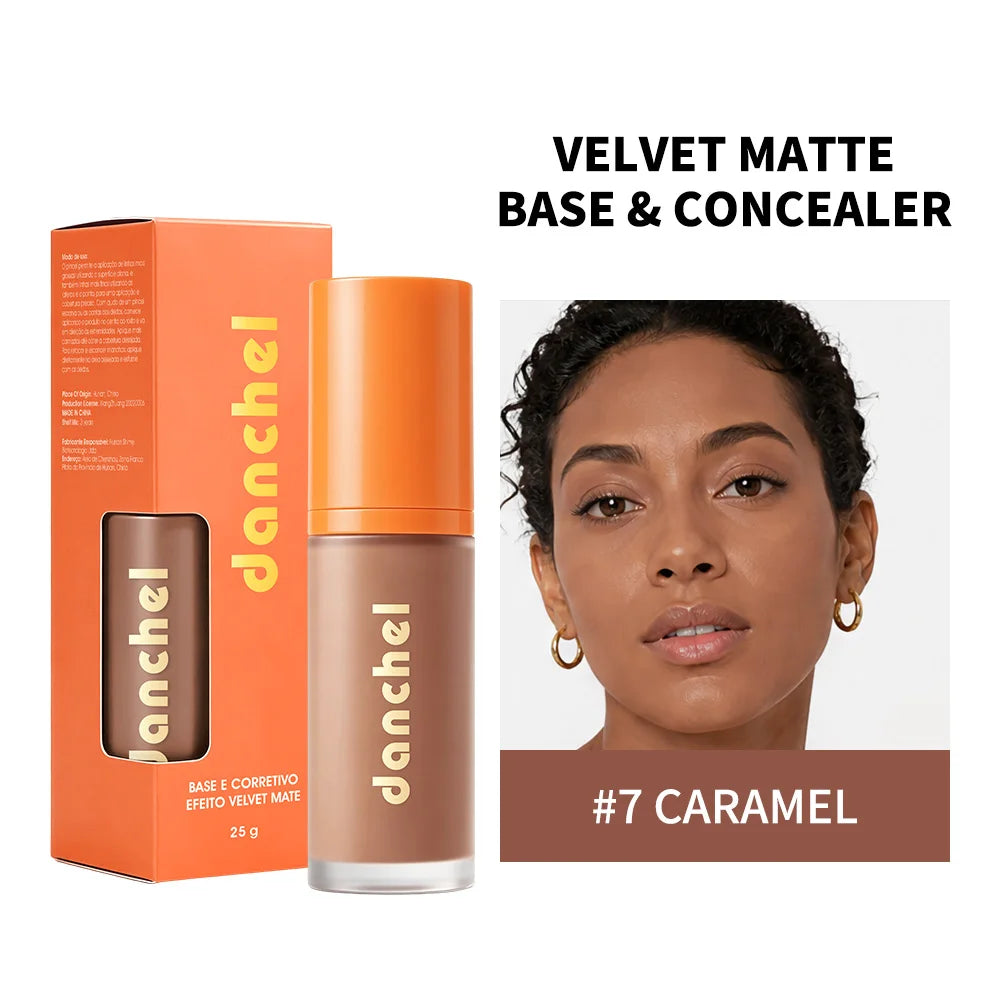 Liquid Foundation and Concealer Velvet Matte Finish - 24