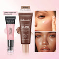 Liquid Face Primer and Glow Foundation Makeup Set