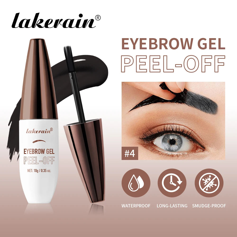 Waterproof Peel Off Eyebrow Tint Liquid Dyeing Cream