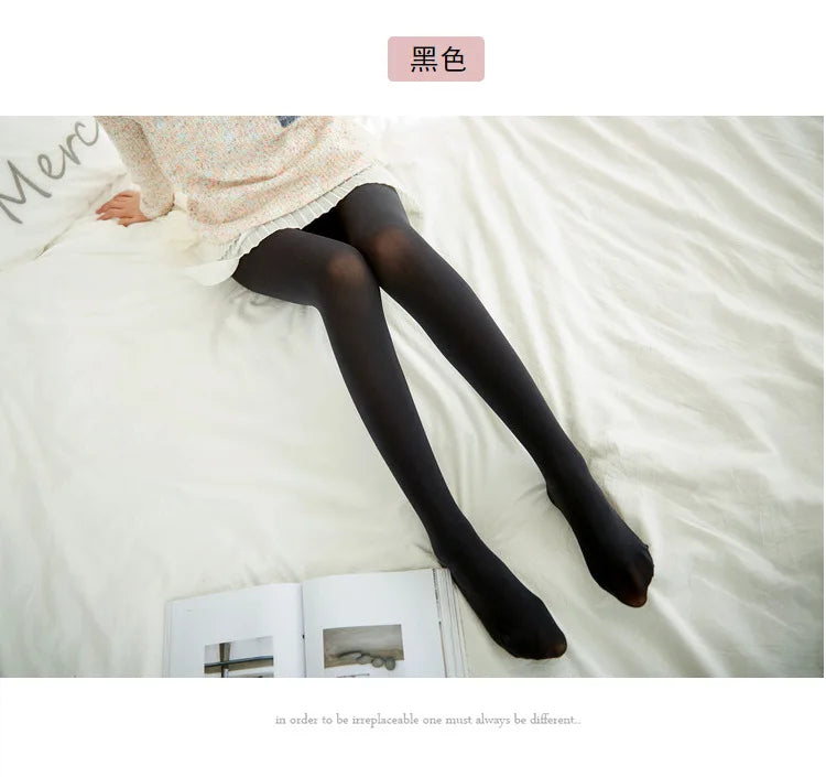 Nylon Lolita Pantyhose Sweet Solid Color Tights - 8