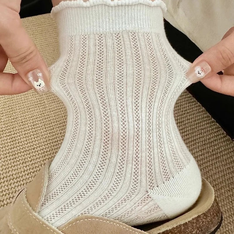 Polyester Elastane Casual Mid Tube Socks - 11