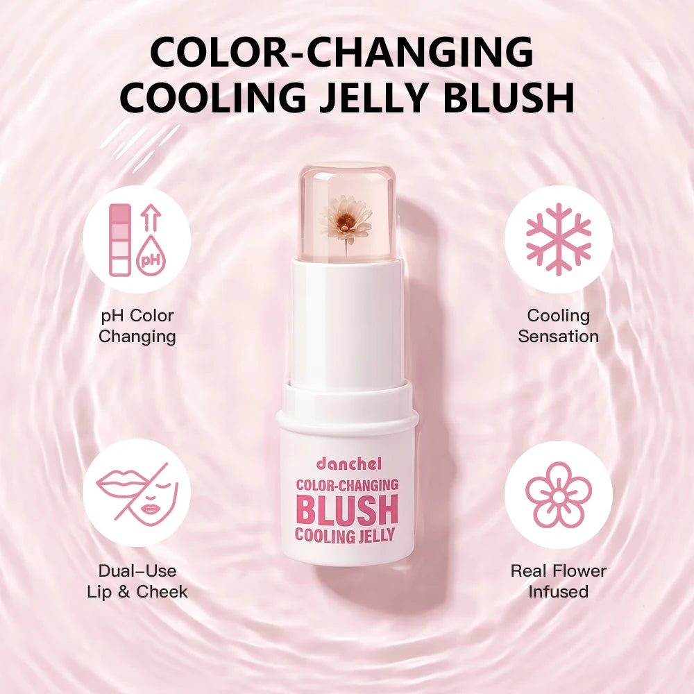 Color Changing Jelly Blush Stick For Lips And Cheeks