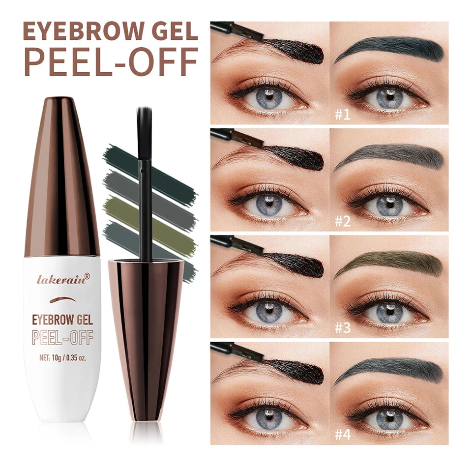Waterproof Peel Off Eyebrow Tint Liquid Dyeing Cream