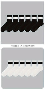 Polyester Spandex Mid Calf Casual Crew Socks
