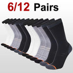 Polyester Elastane Crew Socks For Men