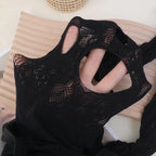 Distressed Nylon Fishnet Stockings for Women