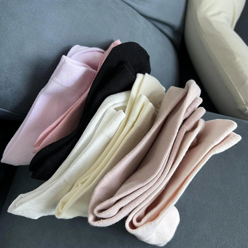 Polyester Blend Middle Tube Casual Socks - 5