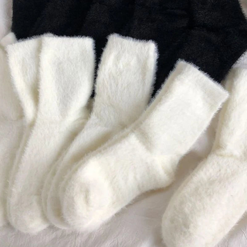 Polyester Elastane Plush Winter Socks