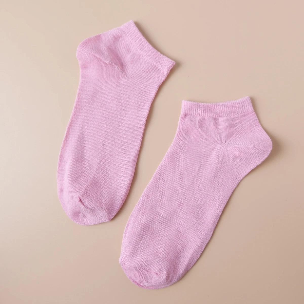 Polyester Elastane Ankle Socks Casual Low Tube Footwear - 5
