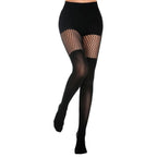 Nylon Fishnet Suspenders Pantyhose Women Tights